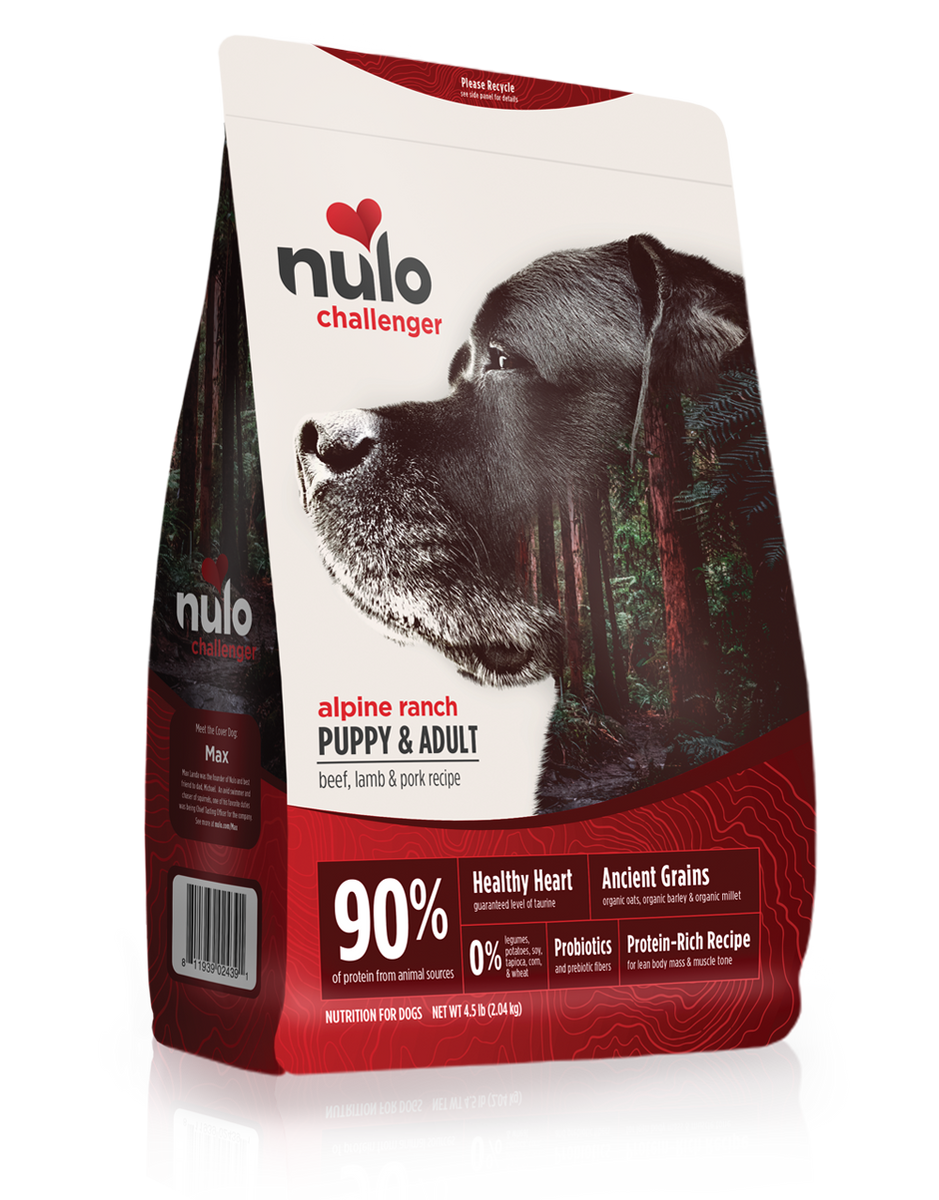 Nulo Challenger Dog Food Beef Lamb Pork